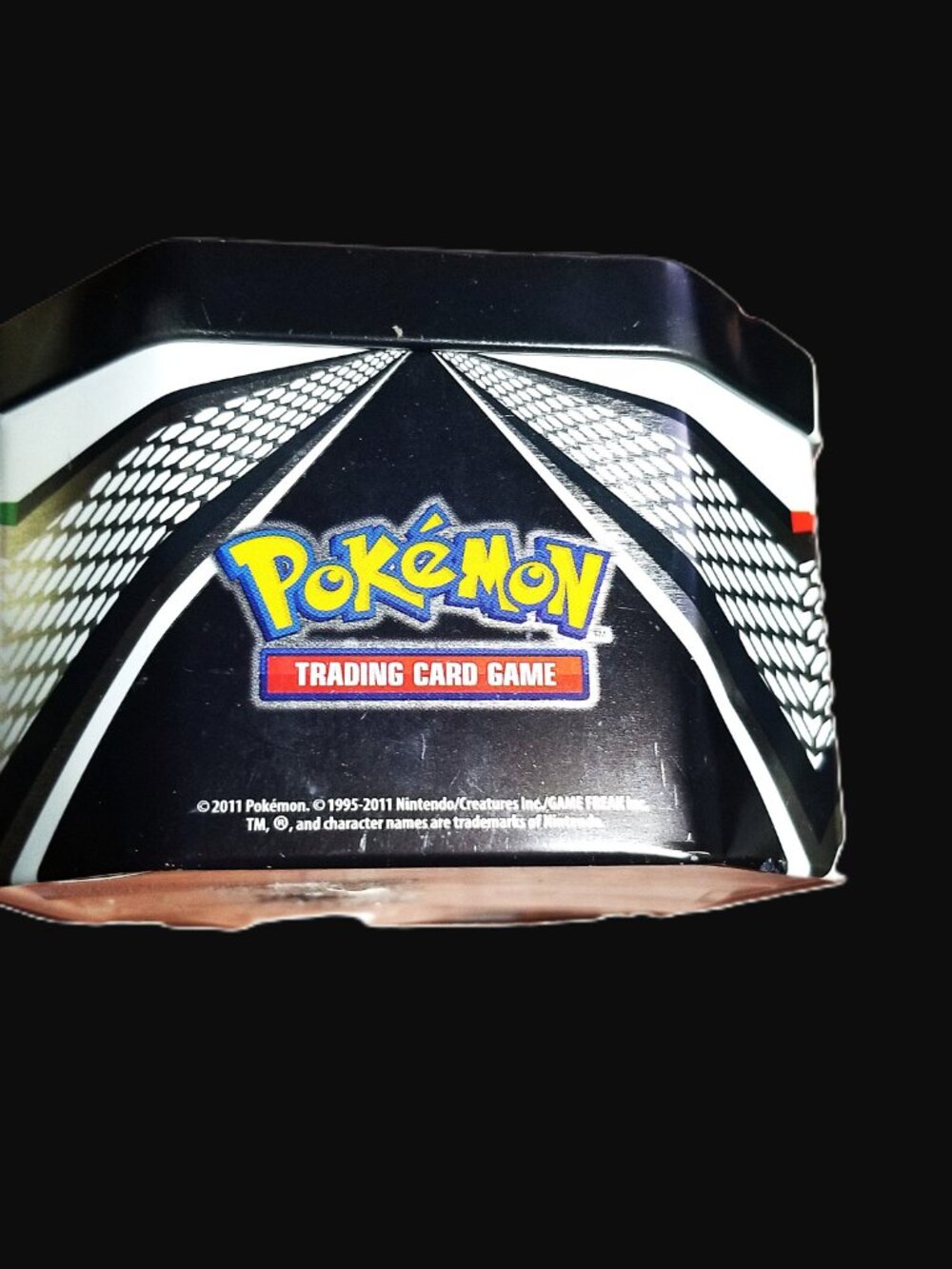 Pokemon Emboar Collector Tin Black/White 2013 Empty Metal Storage Case Nintendo - Picture 8 of 12